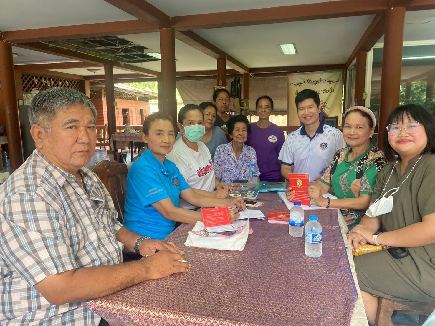 พช.เมืองนนท์ ติดตามการดำเนินงานกลุ่มออมทรัพย์เพื่อการผลิต บ้านบางรักน้อย