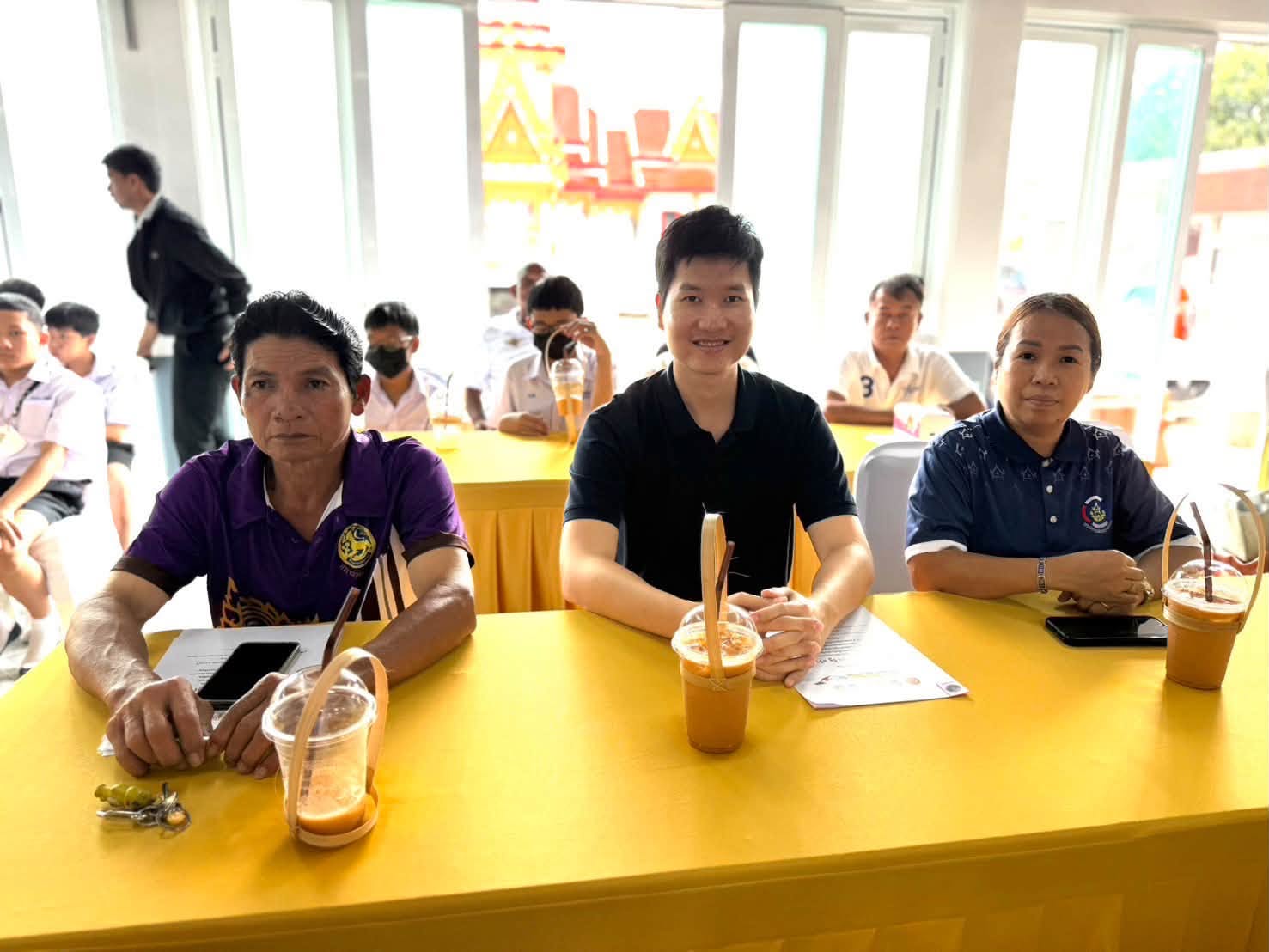 สพอ.เมืองนนทบุรีร่วมให้กำลังใจ ในการตรวจเยี่ยมประเมินโครงการวัด ประชา รัฐ สร้างสุข